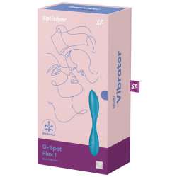 SATISFYER G SPOT FLEX 1 MULTI VIBRADOR AZUL