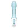 SATISFYER AIR PUMP VIBRATOR 5 VIBRADOR PUNTO G INFLABLE APP AZUL