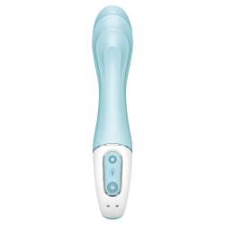 SATISFYER AIR PUMP VIBRATOR 5 VIBRADOR PUNTO G INFLABLE APP AZUL