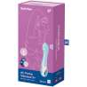 SATISFYER AIR PUMP VIBRATOR 5 VIBRADOR PUNTO G INFLABLE APP AZUL
