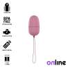 ONLINE HUEVO VIBRADOR CON MANDO CONTROL REMOTO ROSA