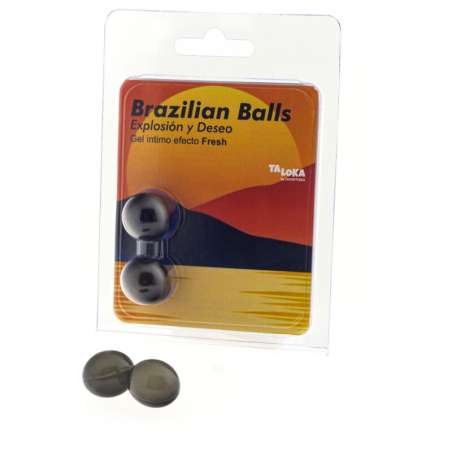 TALOKA BRAZILIAN BALLS GEL EXCITANTE EFECTO FRESCOR 2 BOLAS