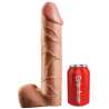 STRAP ON CON DILDO HUECO 305 CM Y TIRANTES COLOR CARNE