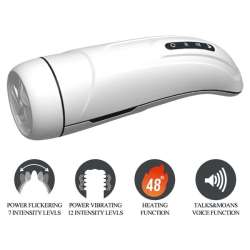 PRETTY LOVE MARISSA MASTURBADOR MASCULINO VIBRACIoN CALOR VOZ Y SUCCIoN