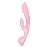 SATISFYER TRIPLE OH VIBRADOR HiBRIDO ROSA