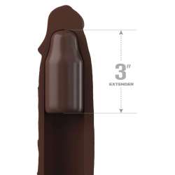 PIPEDREAMS SLEEVE 2286 CM 762 CM PLUG BROWN