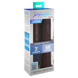 PIPEDREAMS SLEEVE 2286 CM 762 CM PLUG REMOTE BROWN