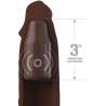 PIPEDREAMS SLEEVE 2286 CM 762 CM PLUG REMOTE BROWN