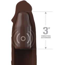 PIPEDREAMS SLEEVE 2286 CM 762 CM PLUG REMOTE BROWN