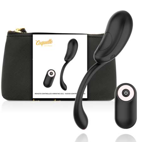 COQUETTE CHIC DESIRE HUEVO CONTROL REMOTO RECARGABLE NEGRO GOLD