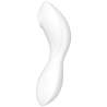 SATISFYER CURVY TRINITY 5 ESTIMULADOR Y VIBRADOR APP BLANCO