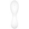 SATISFYER CURVY TRINITY 5 ESTIMULADOR Y VIBRADOR APP BLANCO