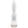 SATISFYER DOUBLE FLEX VIBRADOR APP BLANCO