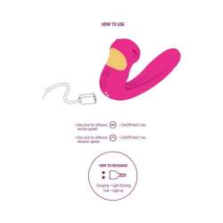 XOCOON CELESTIAL LOVE VIBE ESTIMULADOR FUCSIA