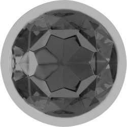 INTENSE PLUG ANAL METAL CON CRISTAL NEGRO TALLA M