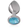 INTENSE PLUG ANAL METAL CON CRISTAL AZUL TALLA M