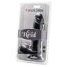 GET REAL DILDO 18 CM CON TESTICULOS NEGRO