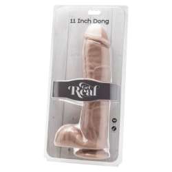 GET REAL DILDO 28 CM CON TESTICULOS NATURAL