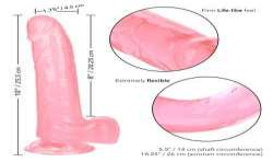 CALEX SIZE QUEEN DILDO ROSA 203 CM
