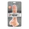 GET REAL DUAL DENSITY DILDO 255 CM CON TESTICULOS NATURAL