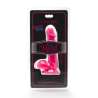 GET REAL HAPPY DICKS DILDO 12 CM CON TESTICULOS ROSA