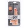 GET REAL DUAL DENSITY DILDO 17 CM CON TESTICULOS NATURAL