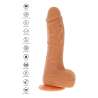 GET REAL DILDO VIBRADOR ROTADOR UPDOWN NATURAL