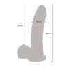 GET REAL DILDO EMPUJE MAGNeTICO PULSANTE NATURAL