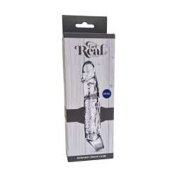 GET REAL EXTENSION LARGO 19 CM TRANSPARENTE