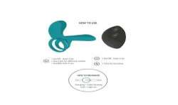 XOCOON ANILLO VIBRADOR PARA PAREJAS VERDE