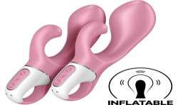 SATISFYER AIR PUMP BUNNY 2 ROSA ANTIGUO
