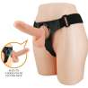 PRETTY LOVE HARNESS BRIEFS ARNeS UNIVERSAL CON DILDO TOM 20 CM NATURAL