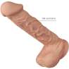 BEAUTIFUL ENCOUNTER BERGRISI DILDO REALISTICO FLEXIBLE 26 CM NATURAL