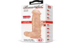 BEAUTIFUL ENCOUNTER BERGRISI DILDO REALISTICO FLEXIBLE 26 CM NATURAL