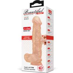 BEAUTIFUL ENCOUNTER BERGRISI DILDO REALISTICO FLEXIBLE 26 CM NATURAL
