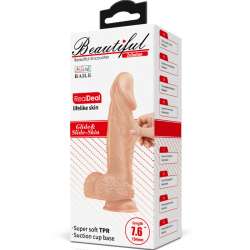 BEAUTIFUL ENCOUNTER ZEBULON DILDO REALISTICO FLEXIBLE 194 CM NATURAL