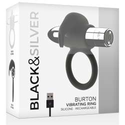 BLACKSILVER BURTON ANILLO RECARGABLE 10 MODOS VIBRACION
