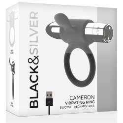 BLACKSILVER CAMERON ANILLO RECARGABLE SILVER