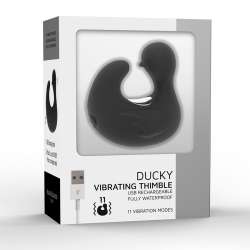 BLACKSILVER DEDAL PATO ESTIMULADOR DE SILICONA RECARGABLE DUCKYMANIA