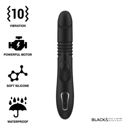 BLACKSILVER KENJI STIMULATING VIBE COMPATIBLE CON WATCHME WIRELESS TECHNOLOGY