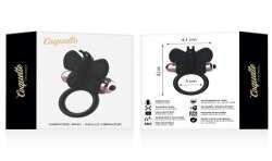 COQUETTE CHIC DESIRE COCK RING BUTTERFLY ANILLO VIBRADOR NEGRO GOLD
