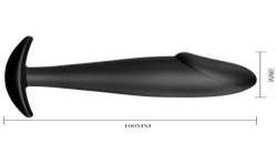 PRETTY LOVE PLUG ANAL SILICONA FORMA PENE NEGRO