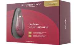 WOMANIZER PREMIUM 2 ESTIMULADOR DE CLiTORIS BURDEOS