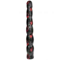 ALL BLACK ANAL DILDO 32CM