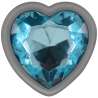 INTENSE PLUG ANAL METAL ALUMINIO CORAZoN AZUL TALLA S