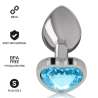 INTENSE PLUG ANAL METAL ALUMINIO CORAZoN AZUL TALLA S
