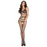 PASSION WOMAN BS032 BODYSTOCKING NEGRO TALLA UNICA