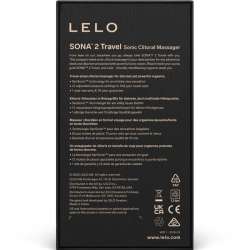 LELO SONA 2 TRAVEL MASAJEADOR SoNICO DE CLiTORIS ROSA
