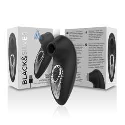 BLACKSILVER DRAKE DELUXE SUCKING VIBE SILICONA RECARGABLE NEGRO