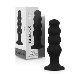 BLACKSILVER SCOTT PLUG ANAL SILICONA PREMIUM NEGRO